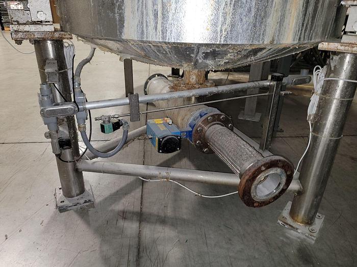 Used SST SacMaster 2 Ton Bulk Bag Discharging System w/Mixing & Storage Tank