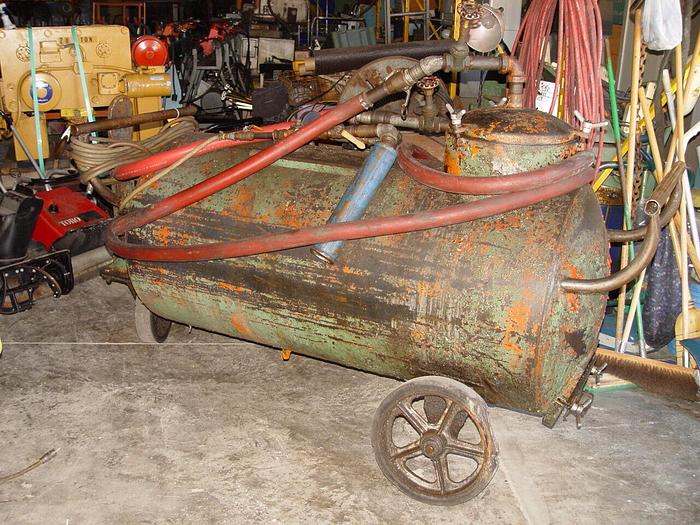 Used Cecor 200 Gallon pneumatic Operated Sump Sucker, Pickup/Discharge/Feed Lines