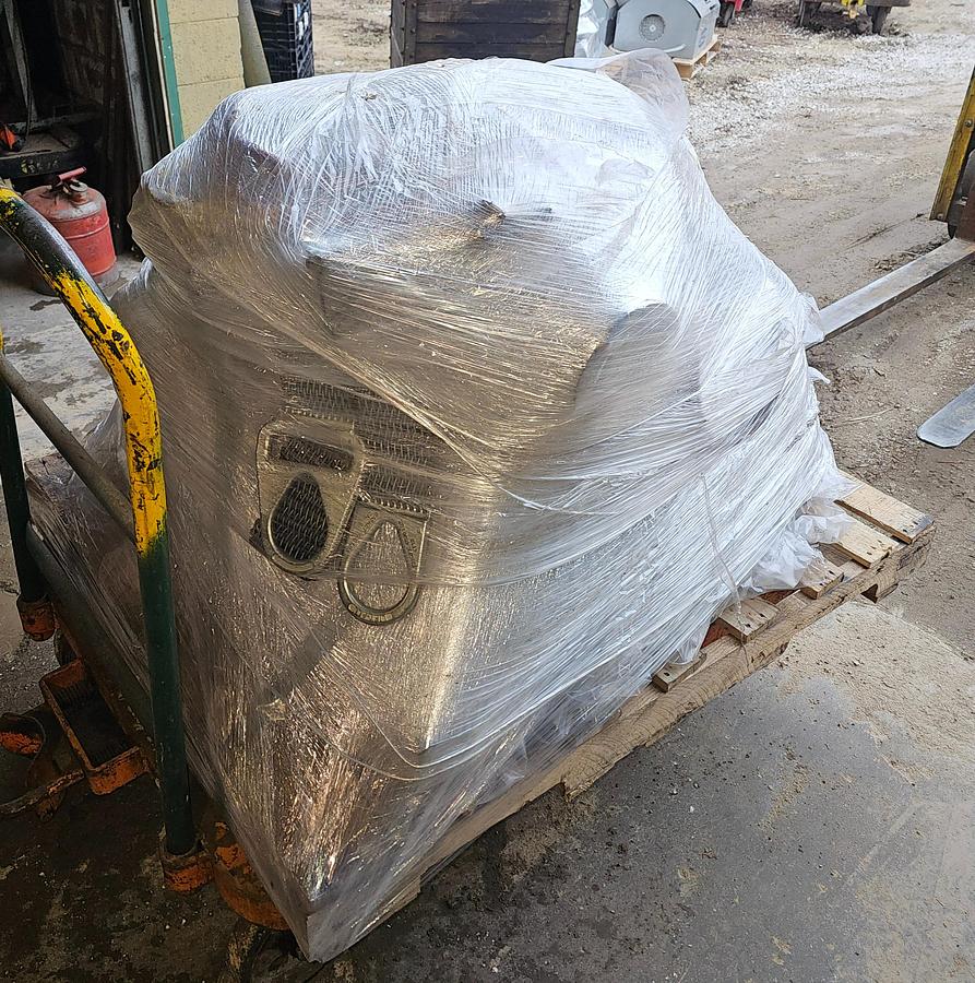 Used 35' Span x 105' Runway 3 Ton Uesco Double Bridge Freestanding Overhead Crane