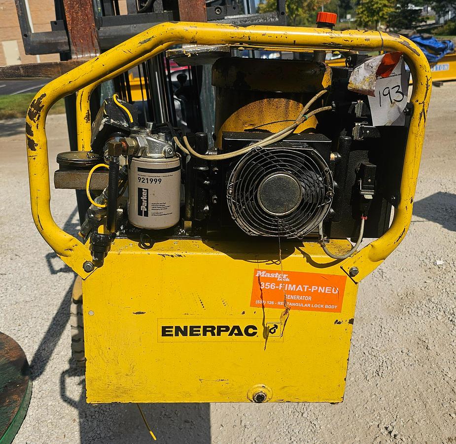 Used 2.5/3 Hp Enerpac GPER5440JFH Electric Hydraulic Pump 10,000 PSI