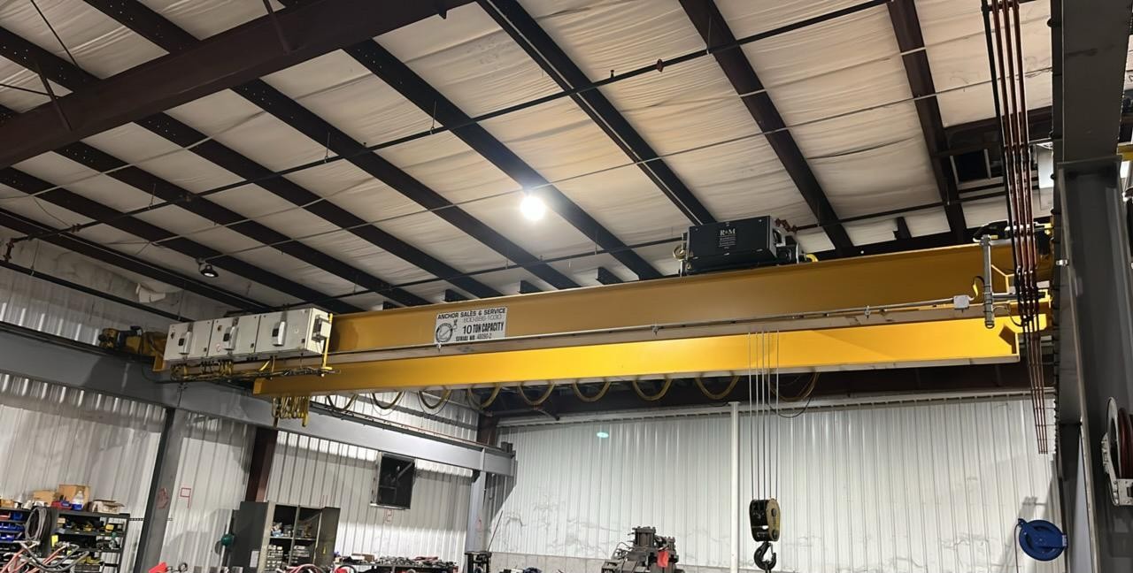 Used Anchor 10 Ton Double Girder Bridge Crane