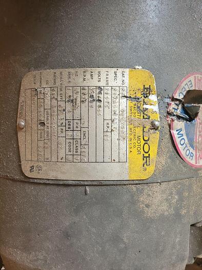 Used Baldor 10 Hp High Efficiency Motor M8A 9132960 230/460V 215TC Frame