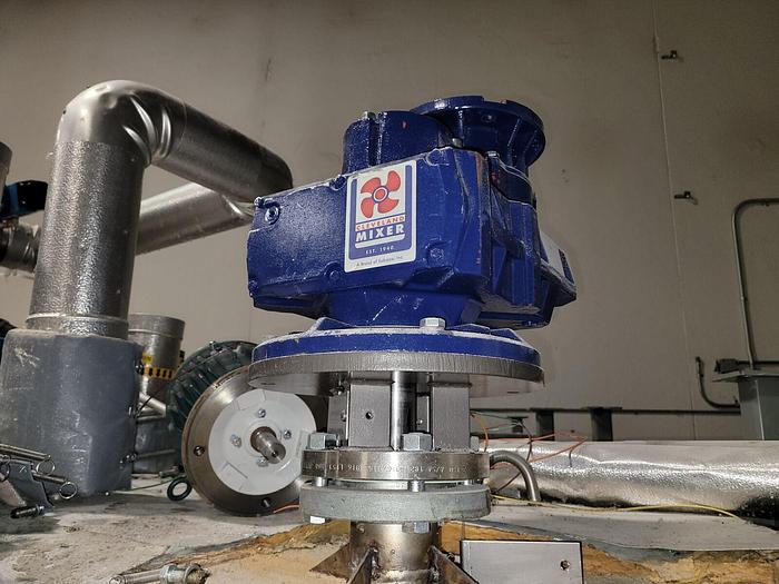 Used SST SacMaster 2 Ton Bulk Bag Discharging System w/Mixing & Storage Tank