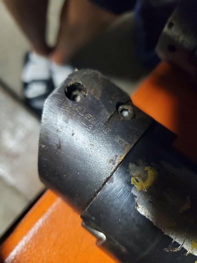 Used Valenite 9-M-1 CAT 50 Tool Holder Part #: V50CT-E150 w/RBN-300 Boring Head
