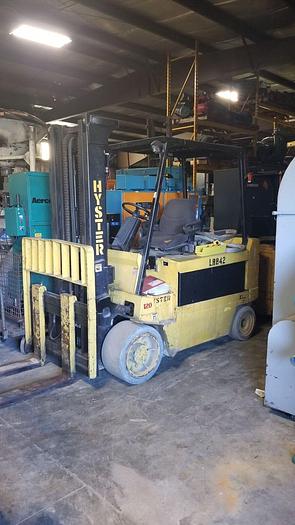 Used Hyster E120-XL 12,000# 48V Electric Forklift 3 Stage w/SS REFURB’D BATTERY
