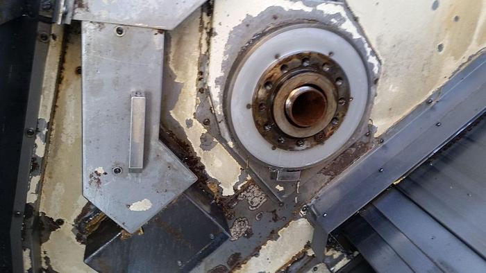 Used 2001 Okuma IMPACT LU15 Big Bore Twin Turret CNC Turning Center OSP U110L Control & Chuck