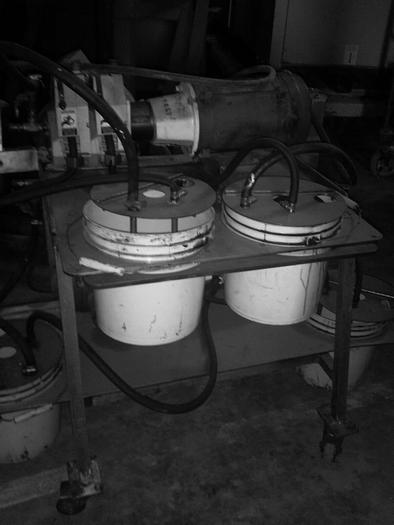 Used 2x Masterflex Easy-Load Peristaltic Pump Model #: 900-1079 mounted on cart