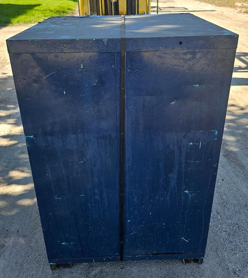 Used Stanley Vidmar 7 Drawer Modular Tooling Cabinet 30" x 27.5" x 44" Industrial Blue