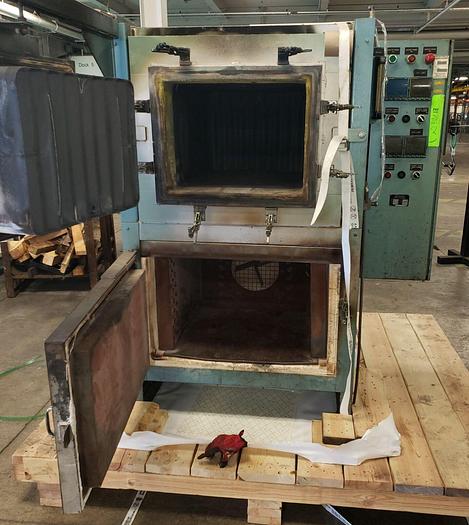 Used Electra Dual Chamber 2100*F Inert Gas Electric HeatTreat Furnace 18T x 25W x 25″Dp