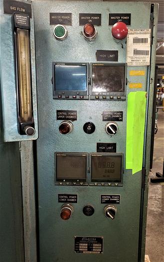 Used Electra Dual Chamber 2100*F Inert Gas Electric HeatTreat Furnace 18T x 25W x 25″Dp