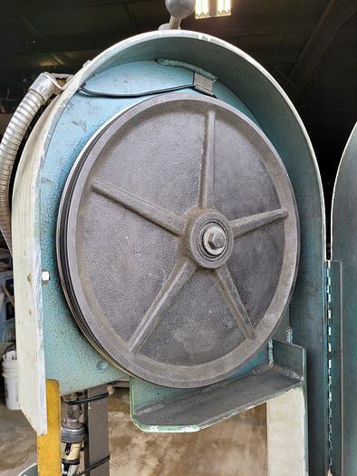 Used 1999 Roll-In EF1459 Vertical Bandsaw 230/460V, 3 ph 30” x 30” Table