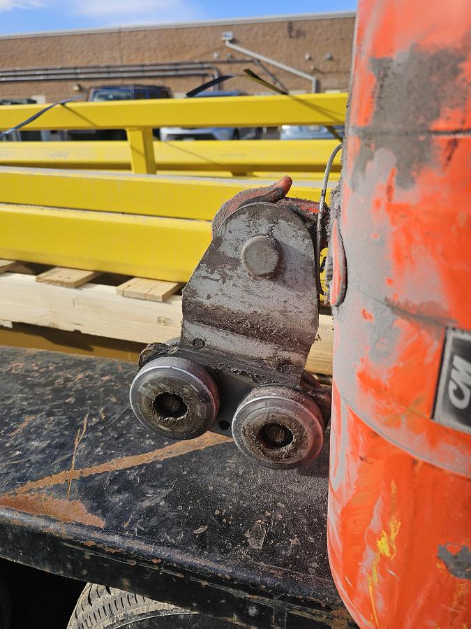 Used 15' Span x 30' Runway CM Lode Rail Modular 1 Ton Freestanding Workstation Crane & Hoist