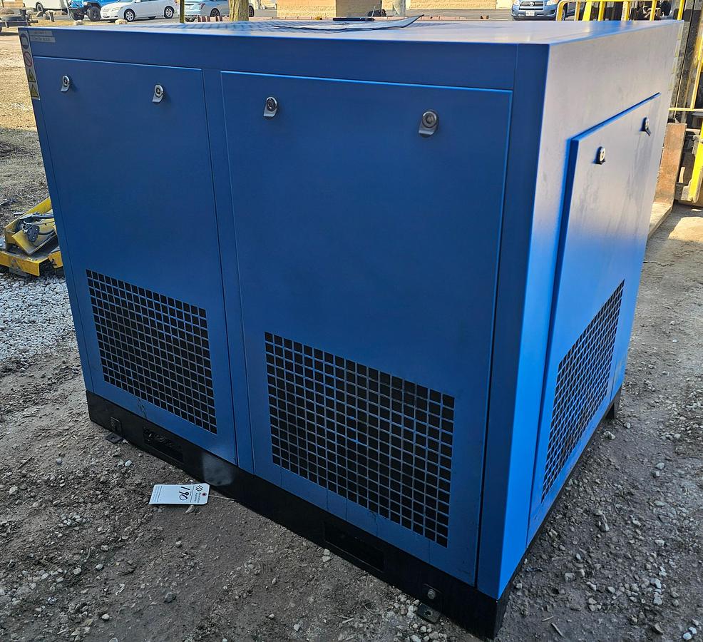 Used 2022 US Air Compressor US50D55 50-HP VSD Rotary Screw Air Compressor | <6k Hrs | 230 SCFM 