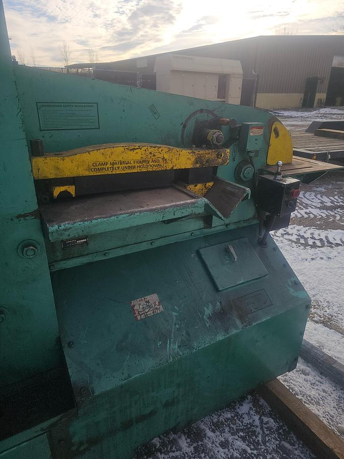 Used 110 Ton Capacity Piranha PII-110 Hydraulic Dual Operator Ironworker