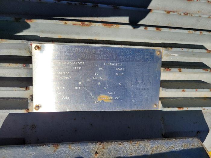 Used EUROVAC III 50 Hp Multi-Stage Central Vacuum Collection System SYS-040-114