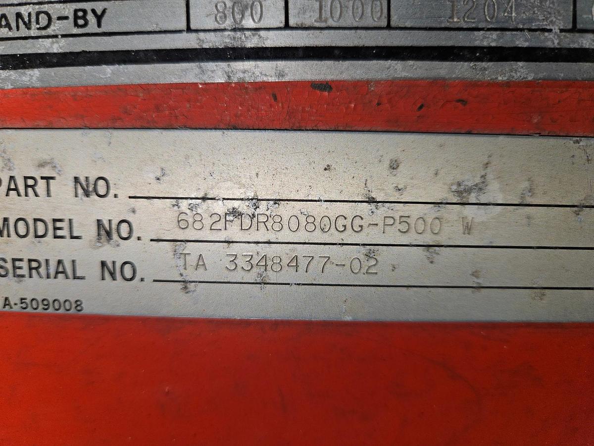 Used 800 KW DMT Corporation DMT-825C Diesel Generator 1000 KVA Cummins KTA38 Engine