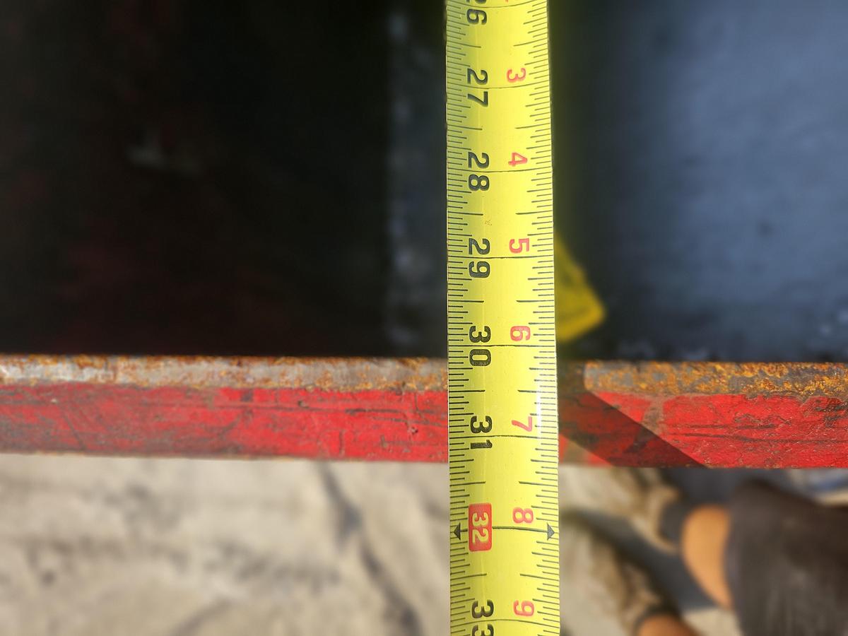 Used Roura Style 3/4 Cu. Yard Self Dumping Hopper on Castors 50" x 30" x 25"