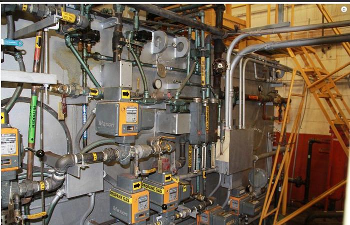 Used Sunbeam 1850*F Casemaster Integral Quench Furnace AFS-303648, 30″ x 36″ x 48″ Dp