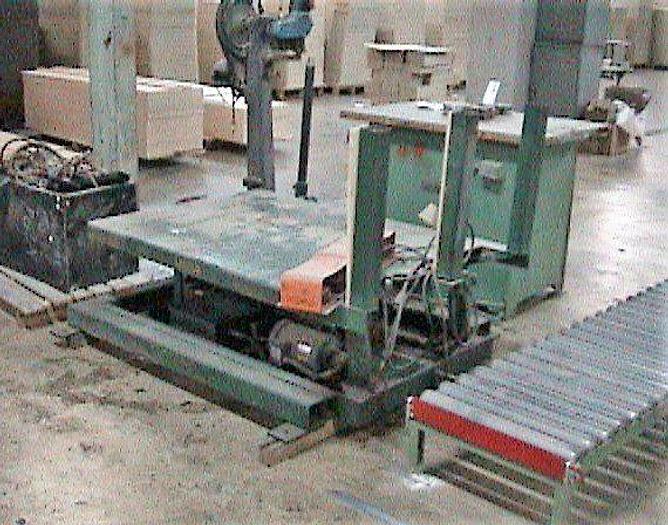 Used SmetCo 6,000# Hydraulic Tilting Panel Saw Feeder Table