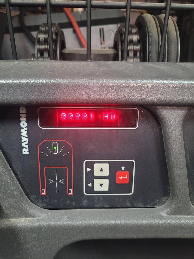 Used 2016 560-OPC30TT Raymond 3000# Stock Picker Narrow Isle Forklift 240" Lift