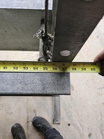 Used 50 Ton Dake Mechanical H-Frame Shop Press 55" Between Frame