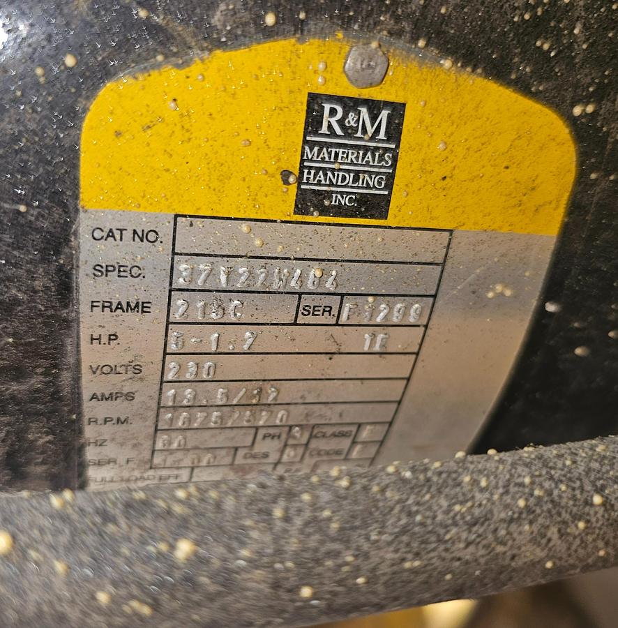 Used 58' Span x 100' Run Uesco 5 Ton Double Girder Freestanding Bridge Crane w/Top Running RM Spacemaster Hoist