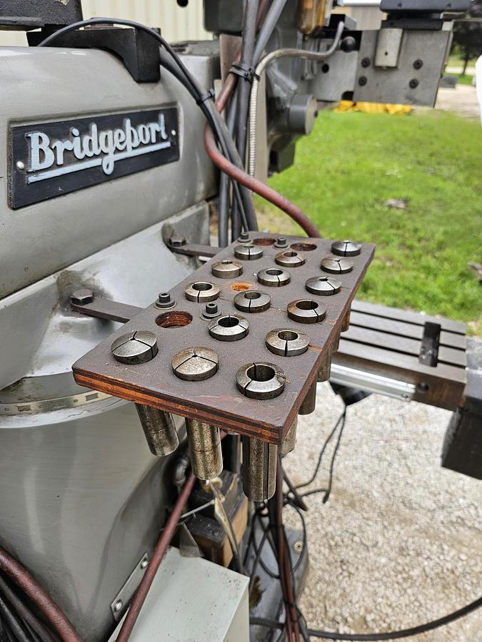 Used 2 Hp Bridgeport Series I 3-Axis CNC Knee Mill ProtoTrak MX3 Control 9" x 42" Table