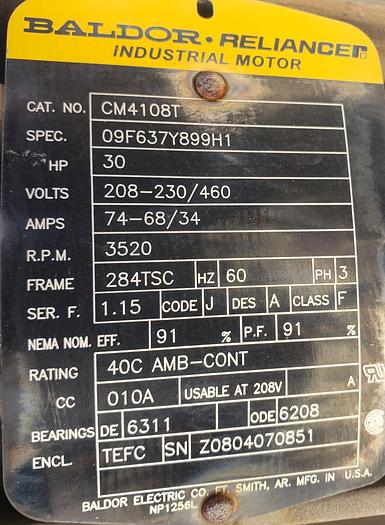 Used Donaldson Torit 36x UltraWeb Cartridge DFO3-36 Dust Collector 3x – 30 Hp Motors