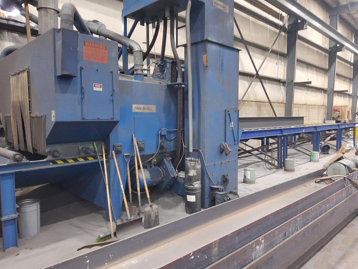 Used Pangborn ES-1921-109 Rotoblast | 4-Wheel (100HP) Pass-Thru Blaster & Dust Collector 