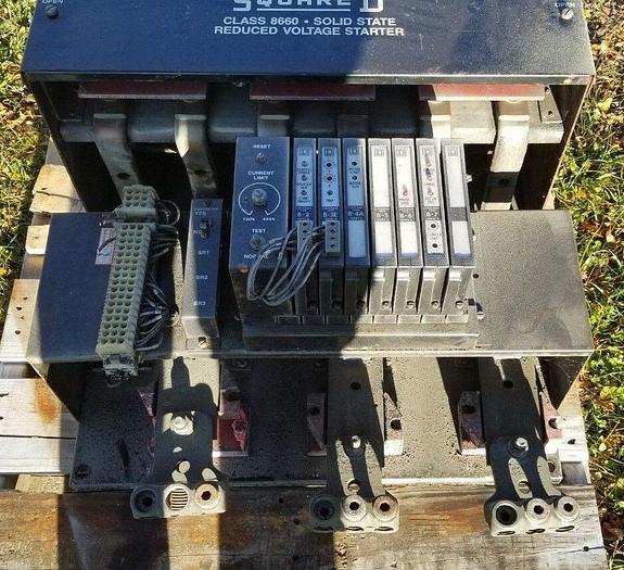 Used 250 HP SQUARE D CLASS 8660 SOLID STATE REDUCED VOLTAGE MOTOR STARTER