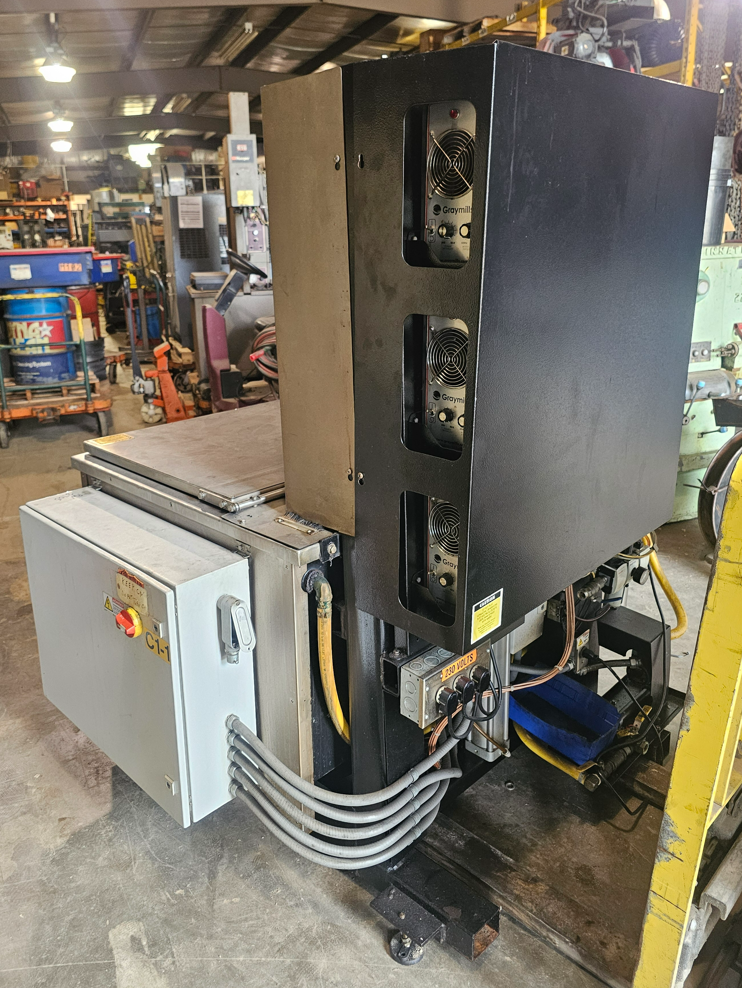 Used Graymills Super Sonic Precision Ultrasonic Immersion Washer, 37x25 Platform, 300 Lb, 4kW