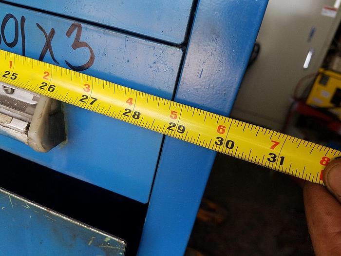 Used 5 Drawer Stanley/Vidmar Style Tooling Cabinet 28" x 30" x 60" Tall