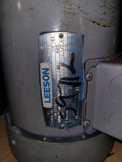 Leeson 1.5 Hp Electric Motor 120105.00 208-230/460V C143T34FC2E 3450/2850 RPM
