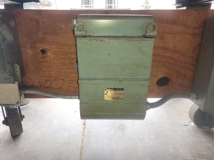 Used Thermolyne F-A1730-1 Muffle Type Oven w/Control Box on H.D. Steel Rolling Table