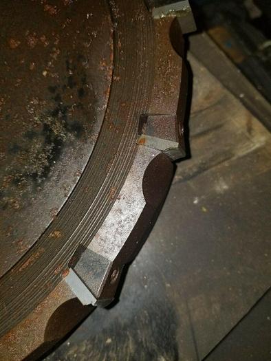 Used 14” VR/Wesson Rapid Set Industrial Face Mill Part #: STD-30125 Left Hand Cut