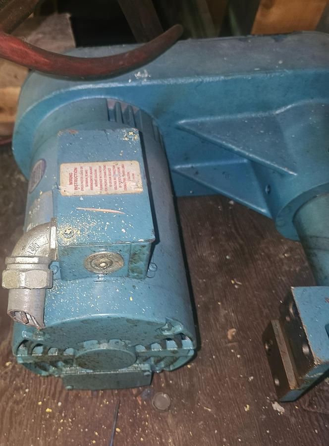 Hypneumat Auto Drilling and Tapping Unit #DQ36EHB P/L w/1 Hp Motor 208-230/460V