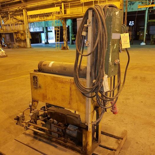 Used 10 Hp 3,000 PSI RACINE 5 GPM Hi-Pressure Hydraulic Pump/30 Gallon Tank Combo