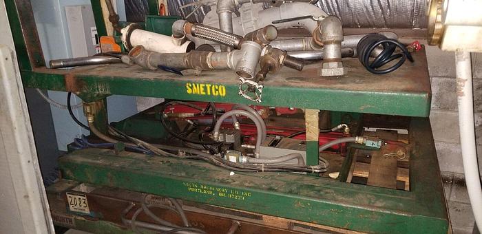 Used SmetCo 6,000# Hydraulic Tilting Panel Saw Feeder Table