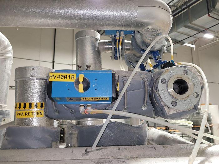 Used SST SacMaster 2 Ton Bulk Bag Discharging System w/Mixing & Storage Tank