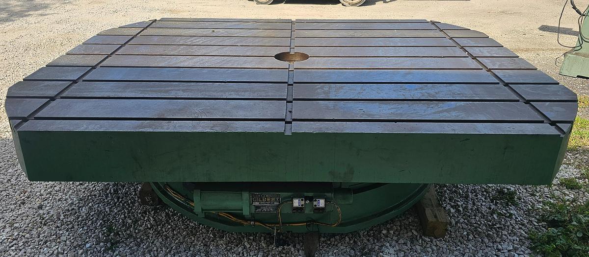 Used 96" x 72" Cincinnati-Gilbert Rotary Air Lift Table - 20,000 lb Capacity