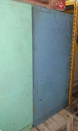 Used Vidmar 30" x 30" x 60" Pull-out Ball Bearing Shelves 4x Level Storage Cabinet