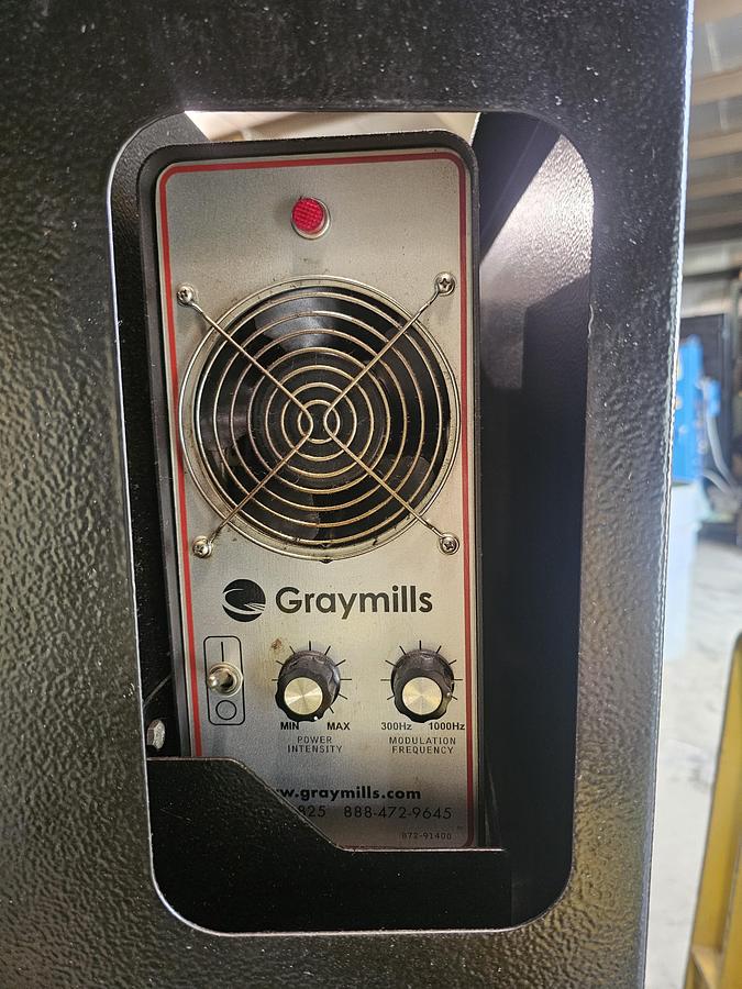 Used Graymills Super Sonic Precision Ultrasonic Immersion Washer, 37x25 Platform, 300 Lb, 4kW