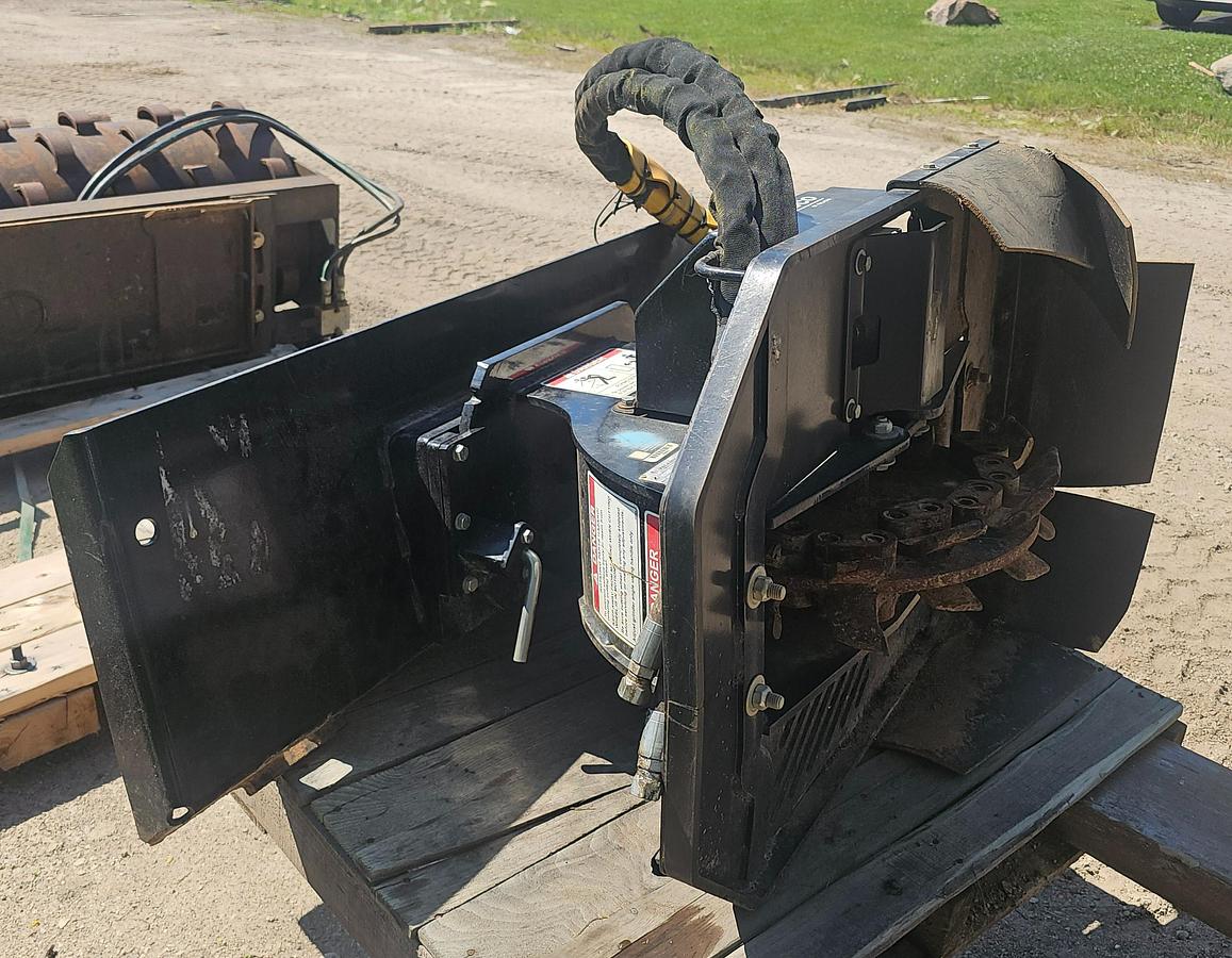 Used Bradco Paladin SG15 Mini Stump Grinder Skid Steer Attachment
