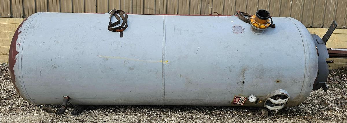 Used 2014 Silvan Industries 2200 Gallon Vertical Compressed Air Receiver Tank 150 PSIG @ 400*F