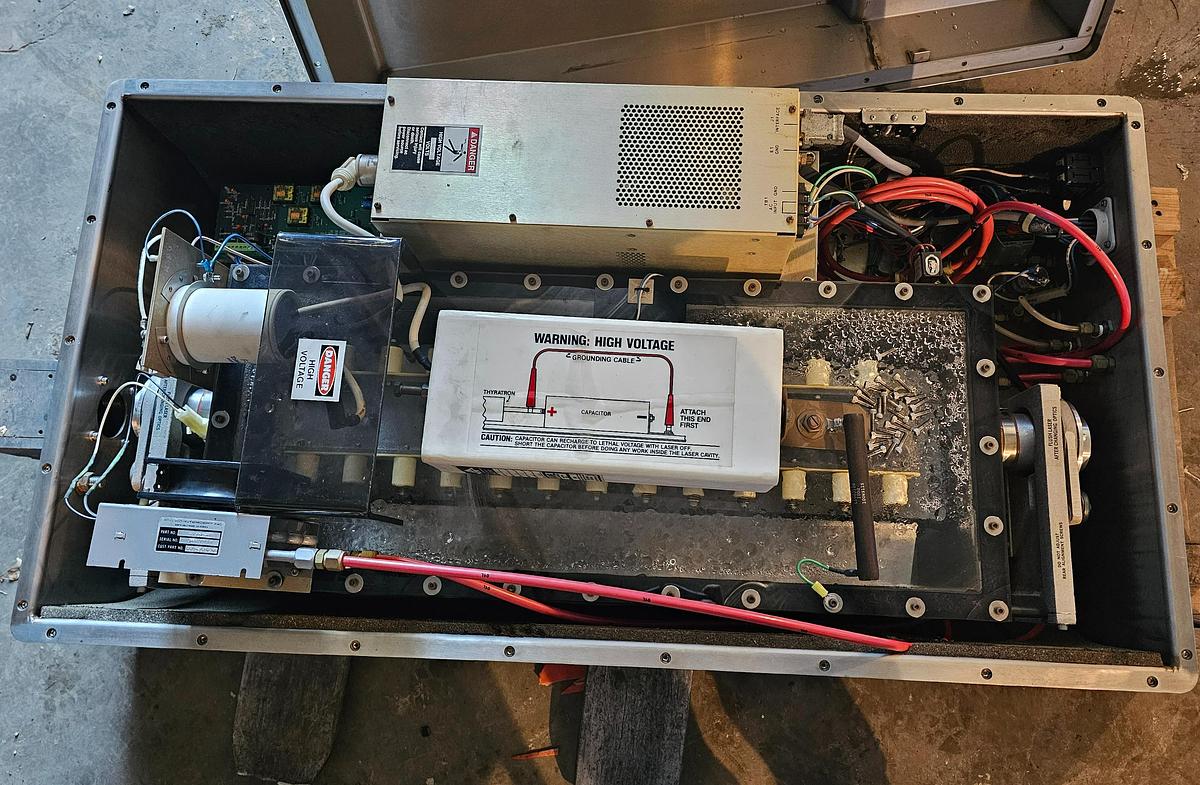 Used Lasertechnics Blazer 6000 Carbon Dioxide Marking Laser/Coder - Parts Machine