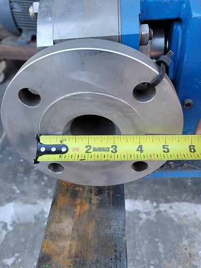 Used Lobeflo Positive Displacement SR/3/038/LS Rotary Lobe Pump 2 1/4” x 2 1/4”
