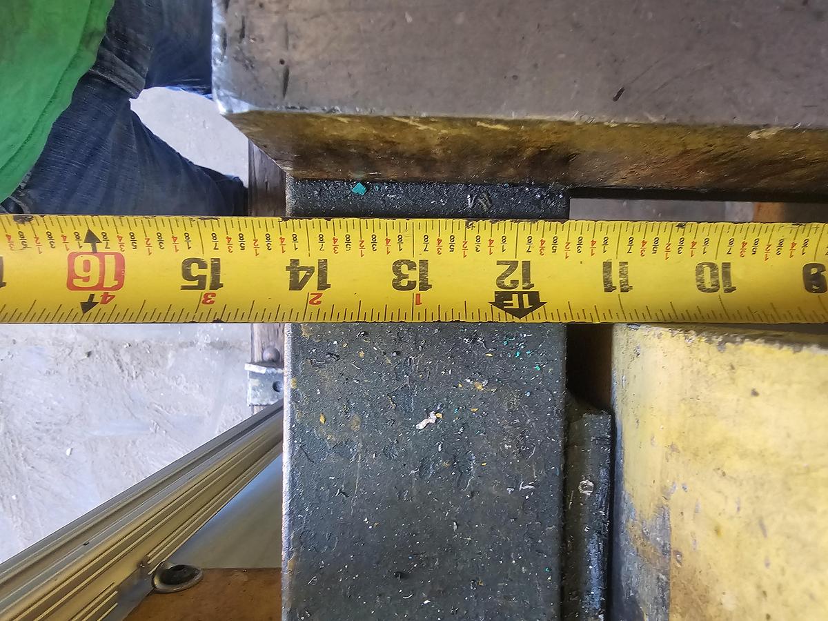 Used 50 Ton Enerpac Electric Over Hydraulic H-Frame Shop Press with Interchangeable Bits