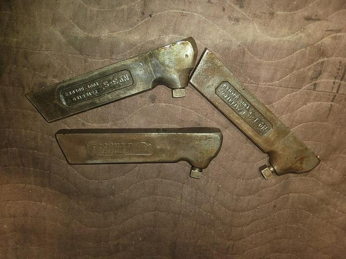 Used Armstrong Vintage No. 3-S Lathe Tool Bit Holder Straight Steel