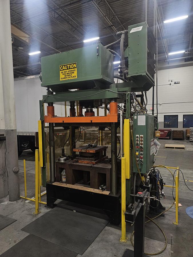 Used 75 Ton Metal Mechanics Hydraulic 4-Post Trim Press