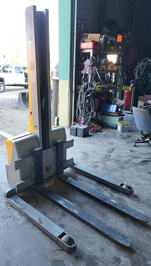 Used 2200# Jungheinrich/Multiton Single Stage "Swift" Series Stacker 24 Volt